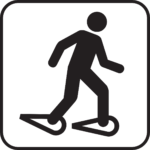 Snowshoeing Icon